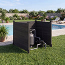 3-Panel Outdoor Privacy Fence for AC Units & Equipment by LJGDeals