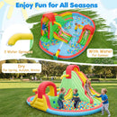 Inflatable Water Park with 3 Slides and Splash Pool by LJGDeals