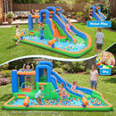 Inflatable Water Slide Park with 780W Blower and Splash Pool by LJGDeals