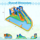 Inflatable Water Slide Park with 780W Blower and Splash Pool by LJGDeals