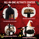 50-Inch Gothic Multi-Level Cat Tree with Castle House by LJGDeals