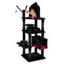 70-Inch Gothic Cat Tree with Castle and Coffin Bed by LJGDeals