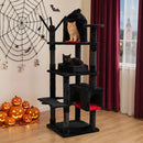 70-Inch Gothic Cat Tree with Castle and Coffin Bed by DirectDeals