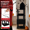 70-Inch Gothic Cat Tree with Castle and Coffin Bed by LJGDeals