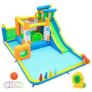 10-in-1 Inflatable Bounce House with Water Slide and Blower by LJGDeals