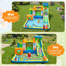 10-in-1 Inflatable Bounce House with Water Slide and Blower by LJGDeals