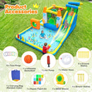 10-in-1 Inflatable Bounce House with Water Slide and Blower by LJGDeals