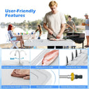 Folding Fish Cleaning Table with Sink and Rotatable Faucet by LJGDeals