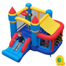Inflatable Bounce House with Slide, Ball Pit & Basketball Hoop
