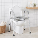 Raised Toilet Seat with Handles - 400 LBS Capacity
