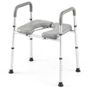 Raised Toilet Seat with Handles - 400 LBS Capacity
