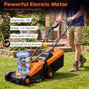 13-Inch Corded Electric Lawn Mower with 3-Position Height Adjustment