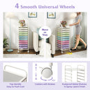 10 Drawer Rolling Storage Cart with Locking Wheels