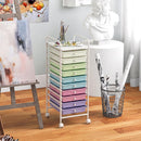 10 Drawer Rolling Storage Cart with Locking Wheels