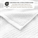 Turkish Cotton Ribbed 6-Piece Bath Towel Set - Georgiana Collection by Great Bay Home