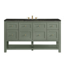 James Martin Breckenridge 60" Single Bathroom Vanity, Smokey Celadon