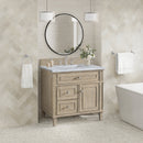 James Martin Lorelai 36" Single Bathroom Vanity, Whitewashed Oak