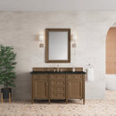 James Martin Brittany 60" Single Bathroom Vanity, Saddle Brown