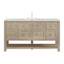 James Martin Breckenridge 60" Single Bathroom Vanity, Whitewashed Oak