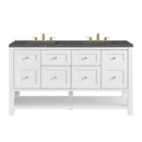 James Martin Breckenridge 60" Double Bathroom Vanity, Bright White