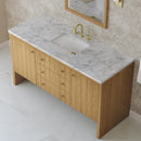 James Martin Hudson 60" Single Bathroom Vanity, Light Natural Oak