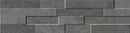 Veneer World Urban Ledgestone Explore Volcanic Black Smart-corner Quartz Look Porcelain Moldings 5.75x24