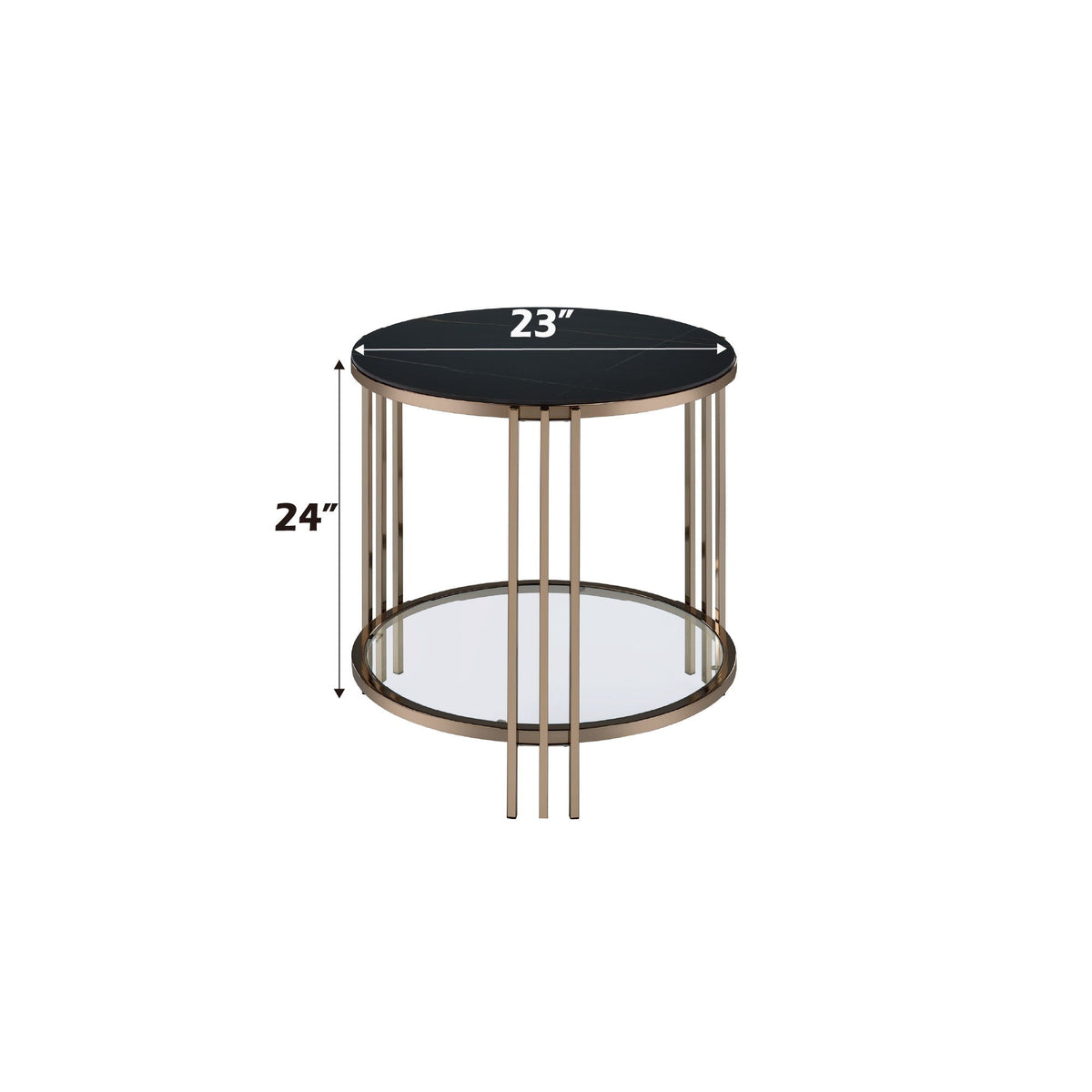 Abisha - Sintered Stone Top Round Tables, photo 6 of 8