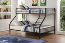 Caius - Twin Long Queen Bunk Bed - Gunmetal