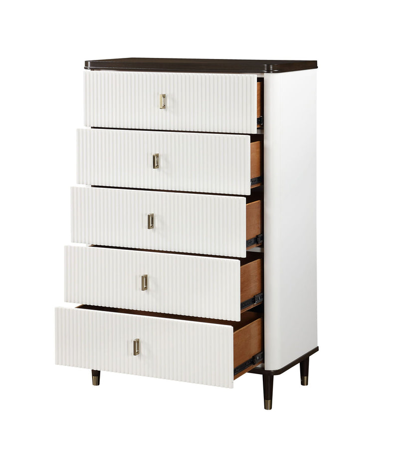 Carena Chest - White / Walnut, photo 3 of 4