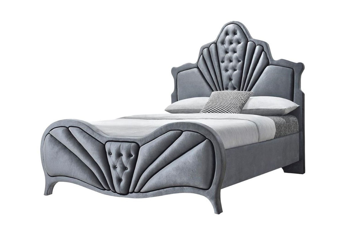 Dante - Queen Bed - Gray, photo 2 of 4
