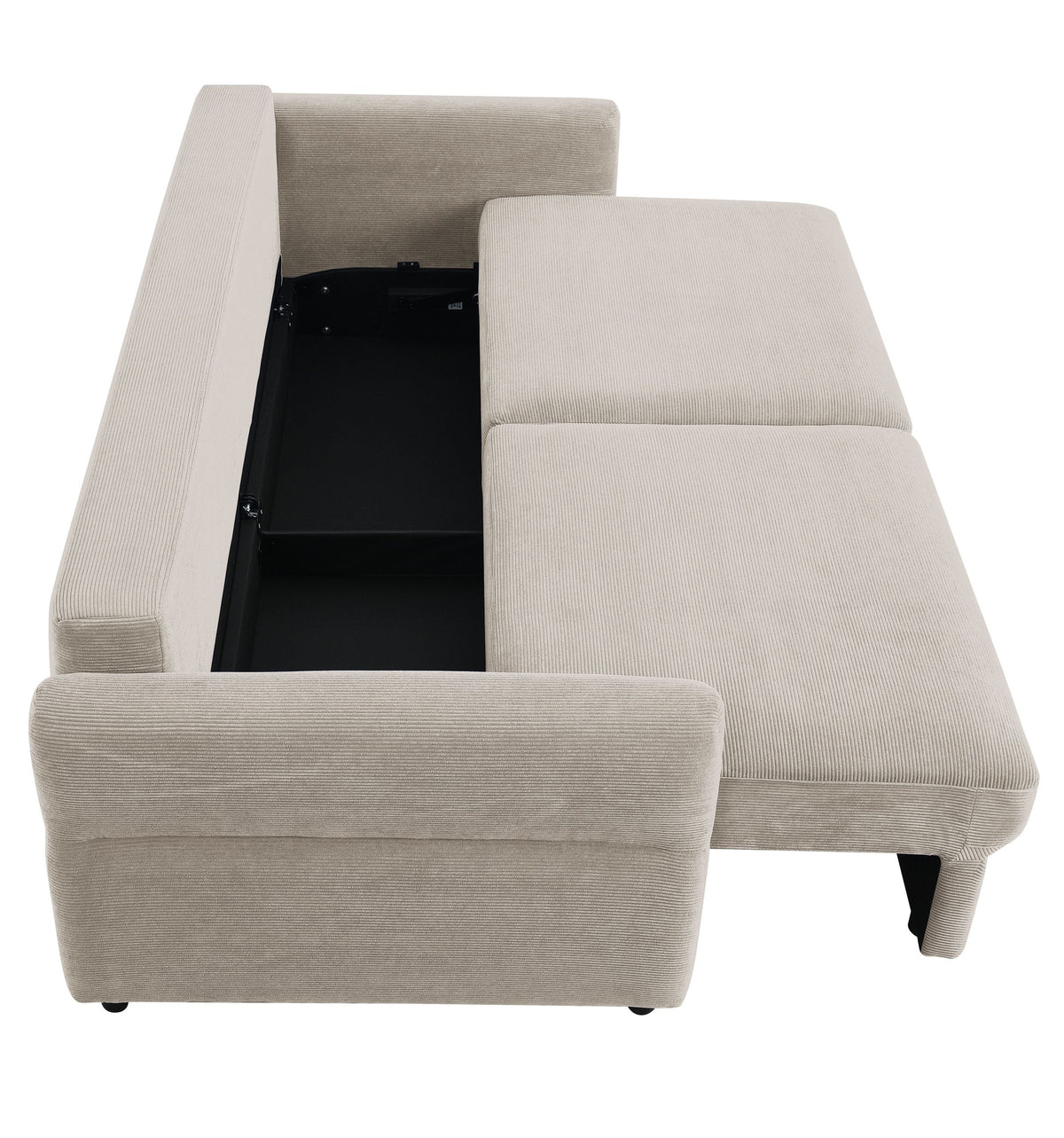 Haran Fabric Pull-Out Sleeper with Storage, photo 14 of 14