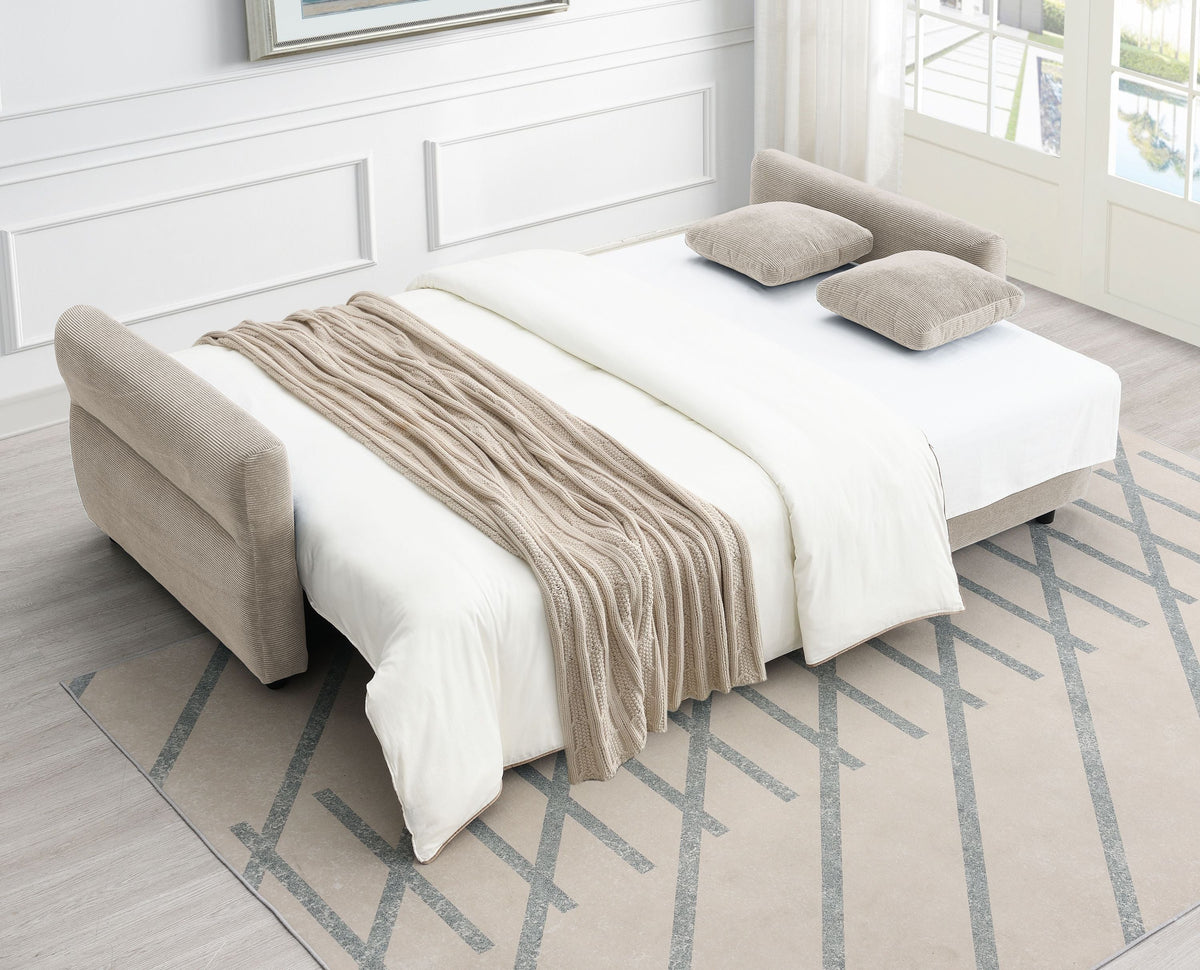 Haran Fabric Pull-Out Sleeper with Storage, photo 6 of 14