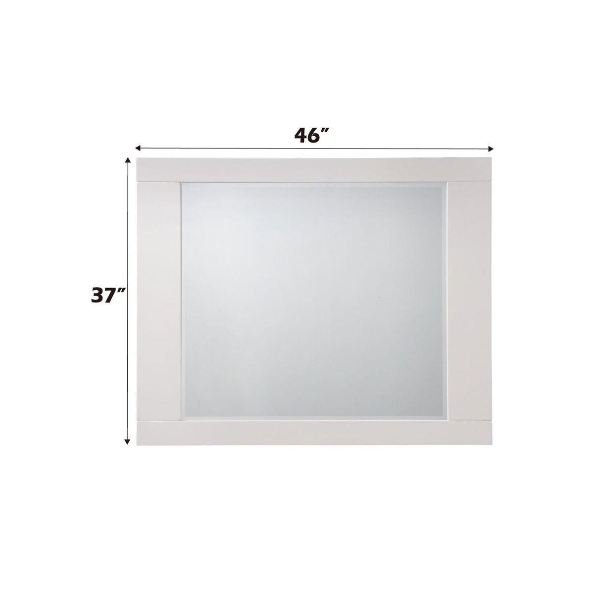 Naima II - High Gloss Mirror - White, photo 2 of 4