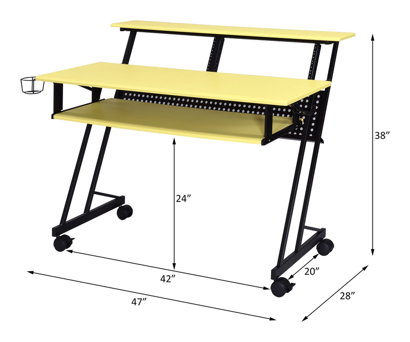 Suitor - Music Recording Studio Desk - Black / Yellow, photo 4 of 4