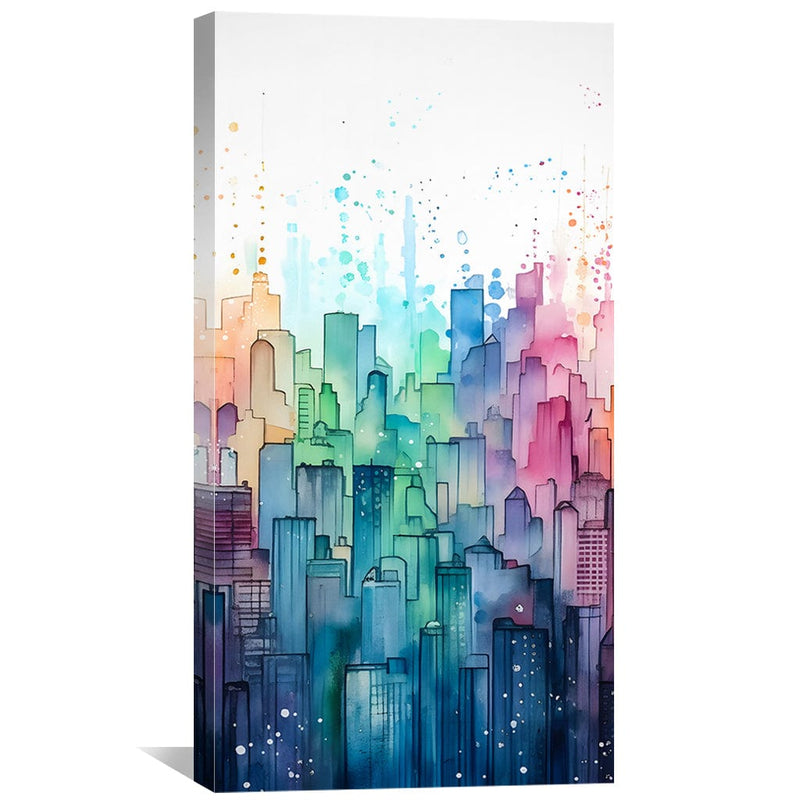 Urban Rainbow Canvas