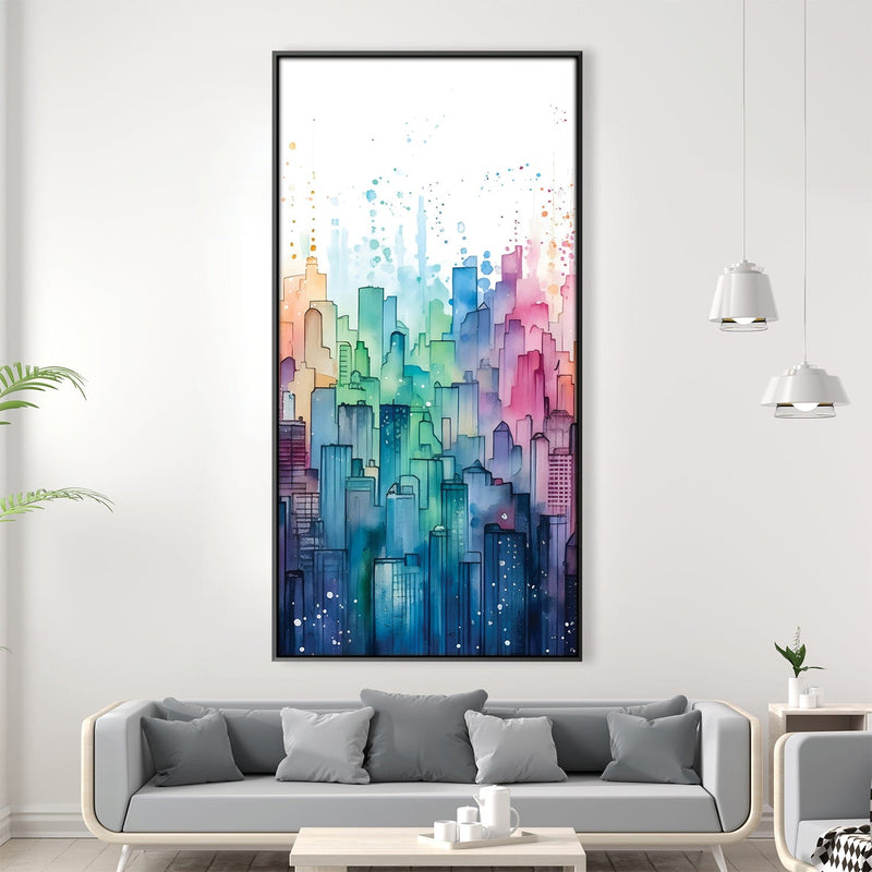 Urban Rainbow Canvas