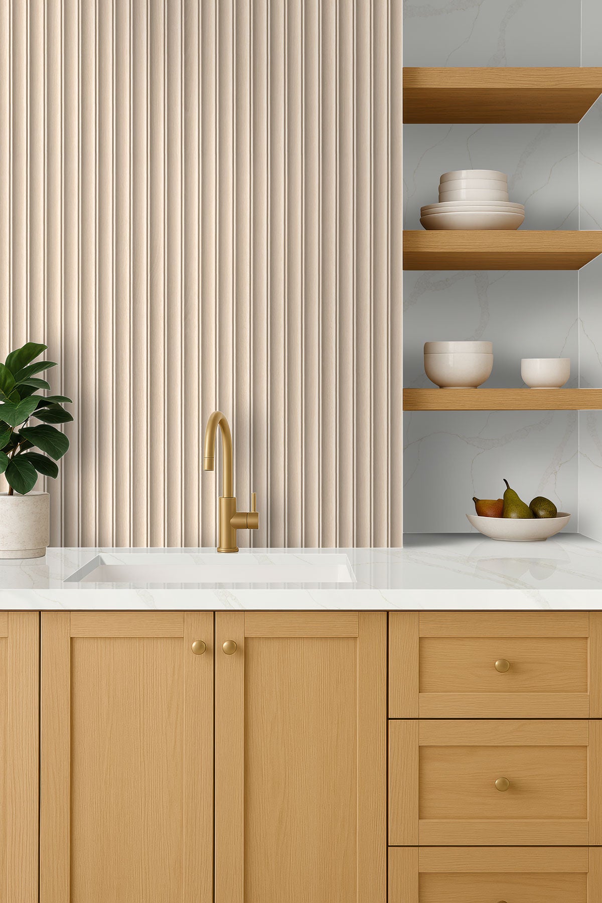 MSI Urbanslat Flute Maple Wall Tile, photo 10 of 15