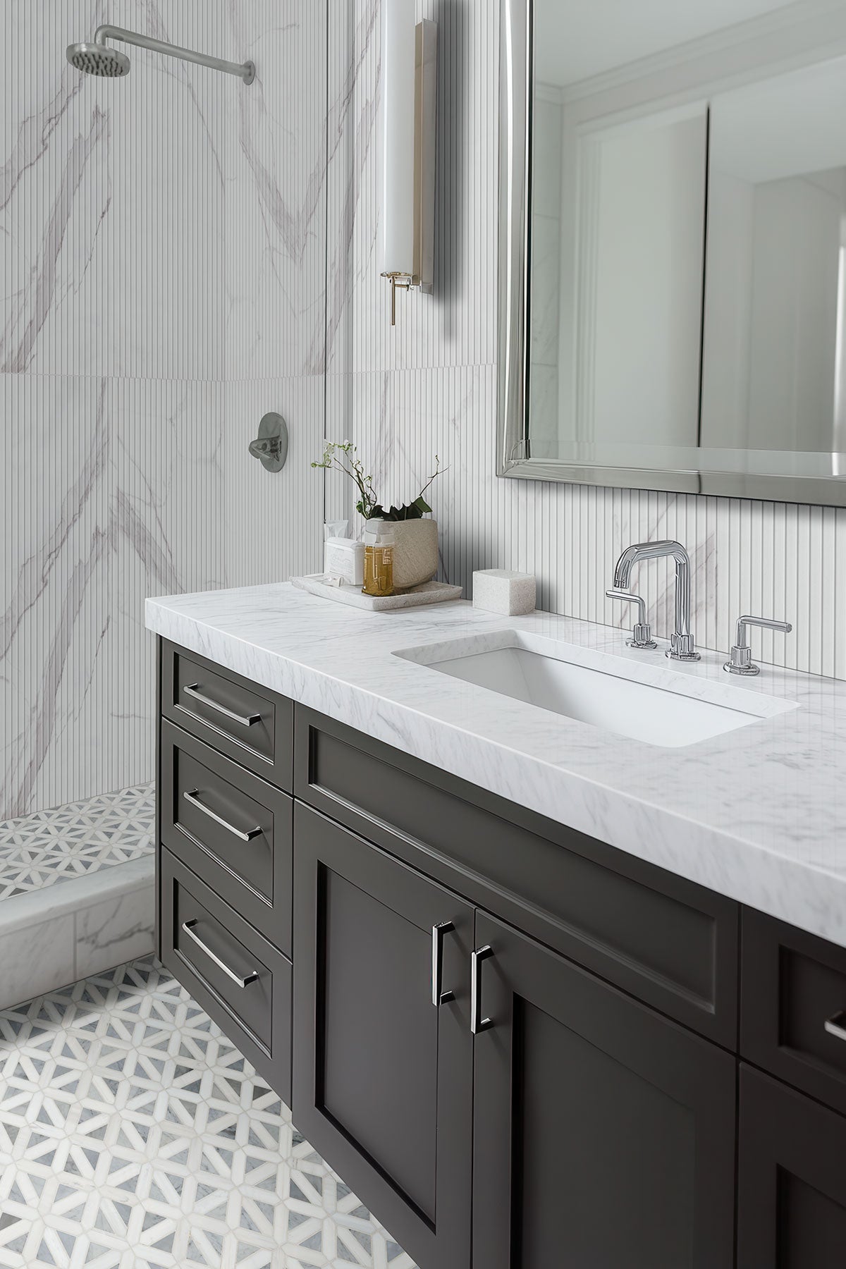 MSI Urbanslat Marmi Grey Wall Tile, photo 6 of 12