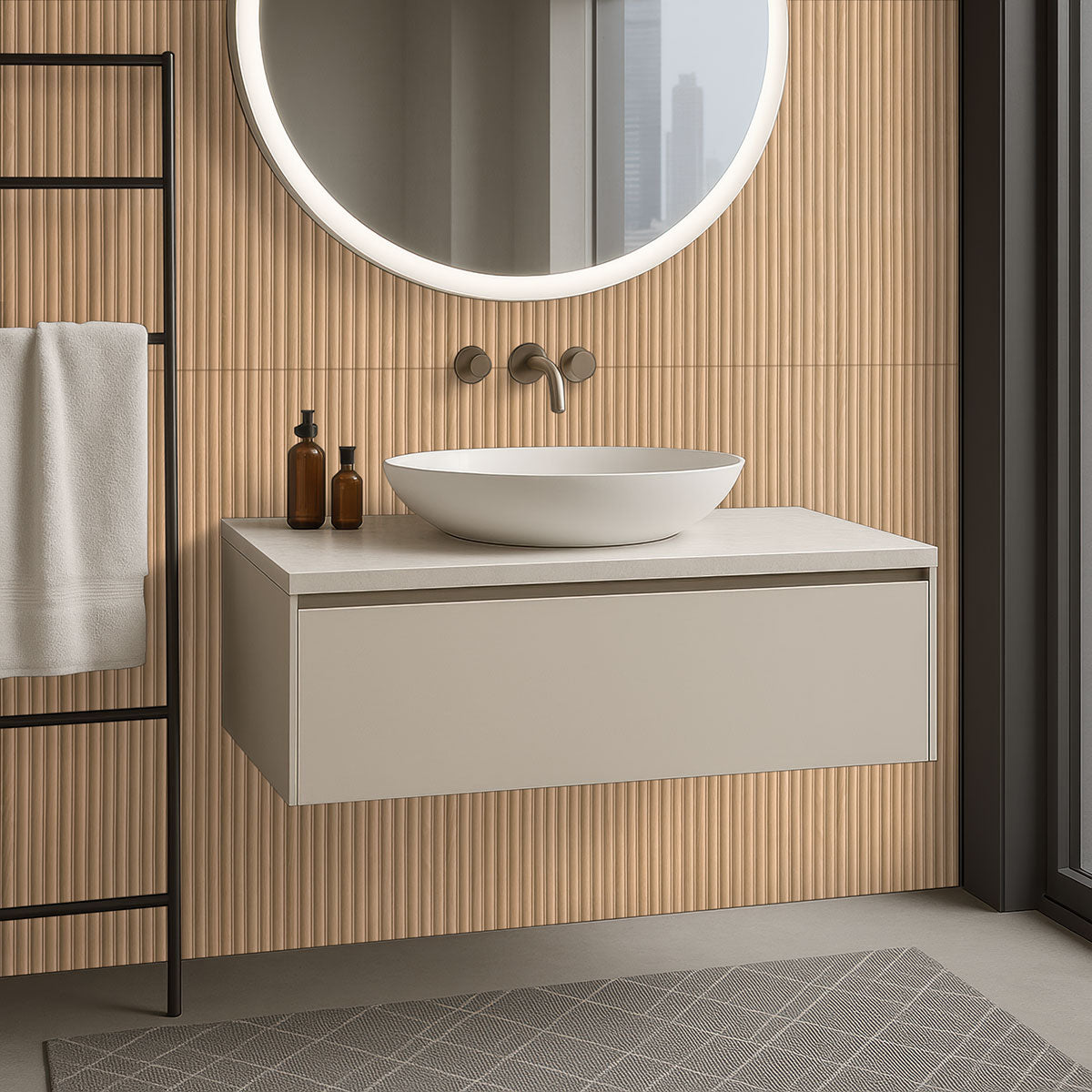MSI Urbanslat Flute Timber Wall Tile, photo 12 of 14