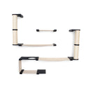 The Roman - A Wall Mounted Cat Scratcher Tree