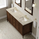 James Martin Kinnsden 72" Double Bathroom Vanity, Sable Oak