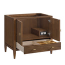 James Martin Myrrin 36" Single Bathroom Vanity, Mid-Century Walnut