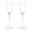 Raye Angled Crystal Prosecco Glasses Set of 2
