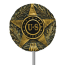 U.S. Veteran Grave Marker & Flag Holder with Aluminum Ground Spike - Made in USA by Flagman of America