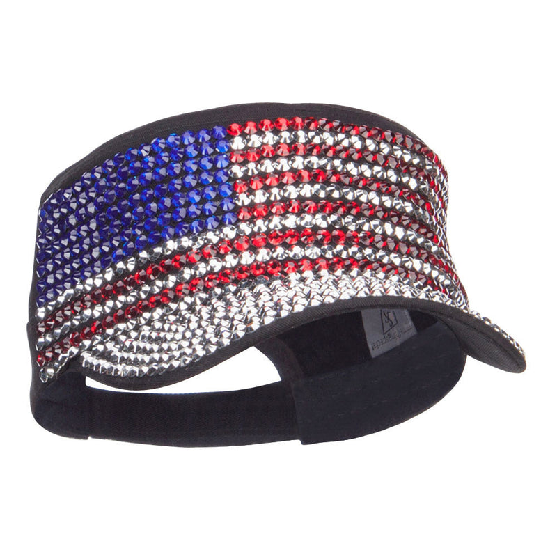 USA Flag Jewel Military Cap