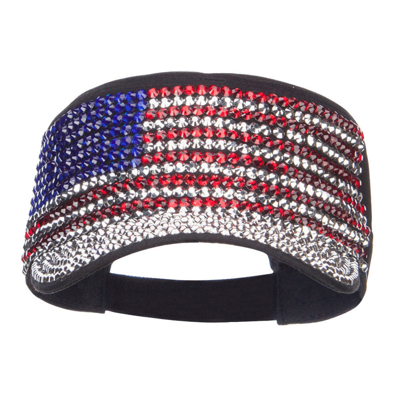 USA Flag Jewel Military Cap