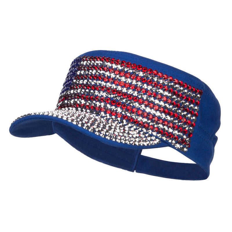 USA Flag Jewel Military Cap