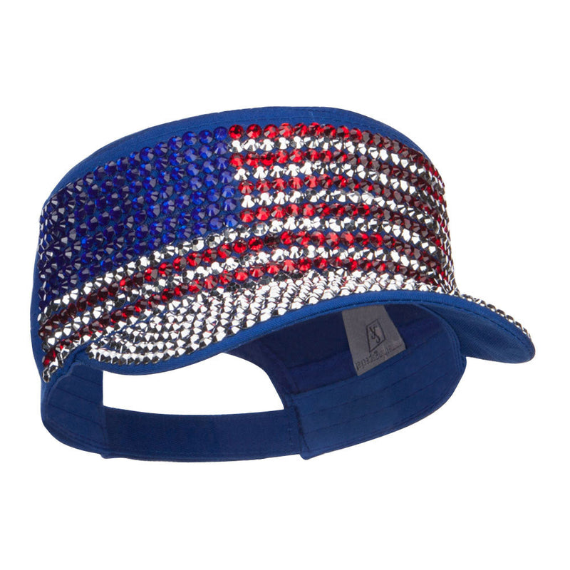 USA Flag Jewel Military Cap