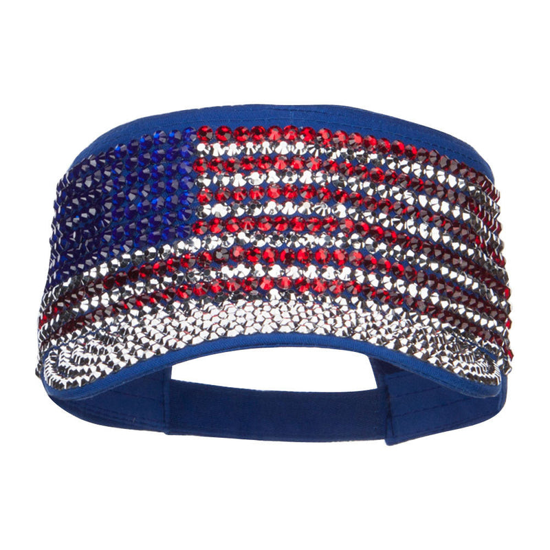 USA Flag Jewel Military Cap