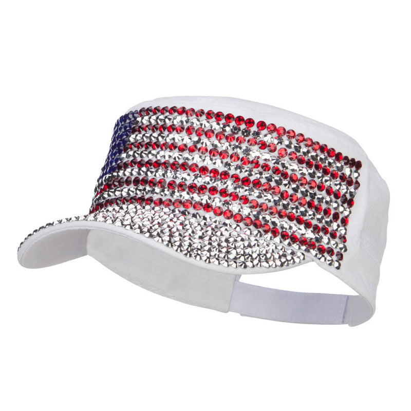 USA Flag Jewel Military Cap